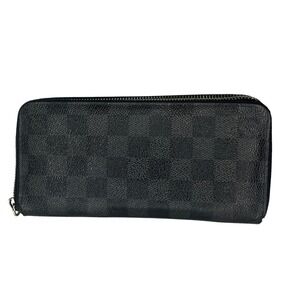 Louis Vuitton Wallet Damier Graphite Zip Around Travel‎ Wallet, Code: CA 0112